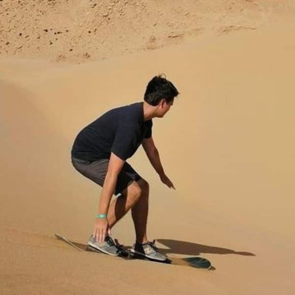 Sandboarding in Agadir