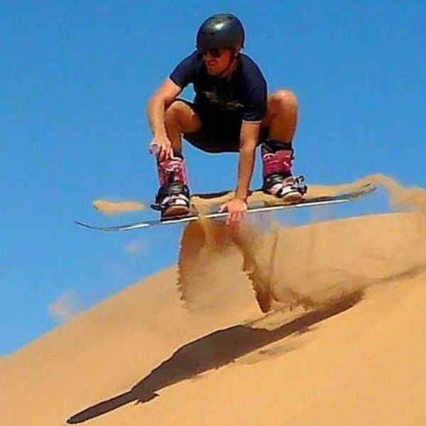 Sandboarding in Agadir