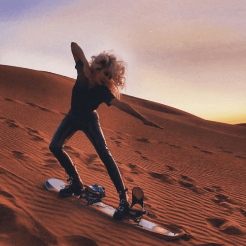 Sandboarding in Agadir