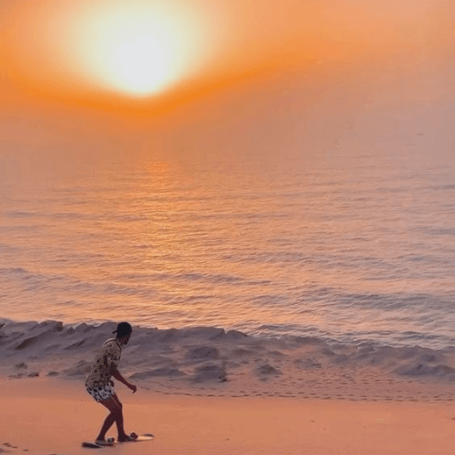 Sandboarding in Agadir