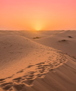 Sahara sand dunes from Agadir