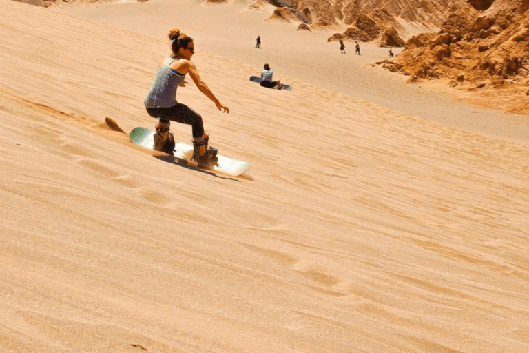 Sandboarding in Imsouane