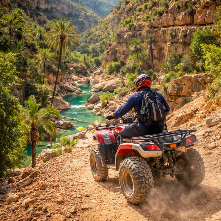 Quad biking tour to Paradise Valley from Agadir