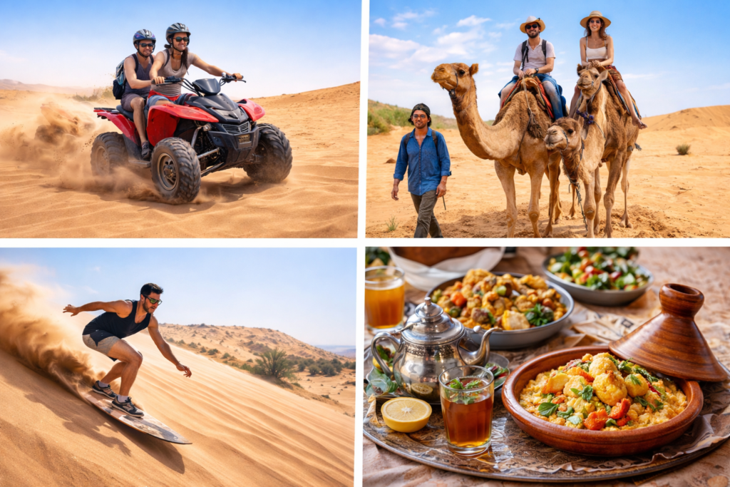 Agadir Sandboarding, Camel Ride & Quad Bike Combo with Lunch